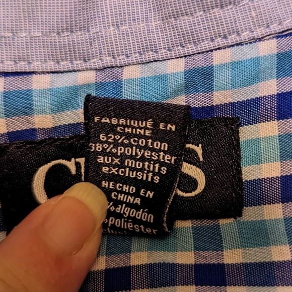 💥 5 for 25 💥 Boys Chaps dress shirt size 18/20 - Picture 7 of 7